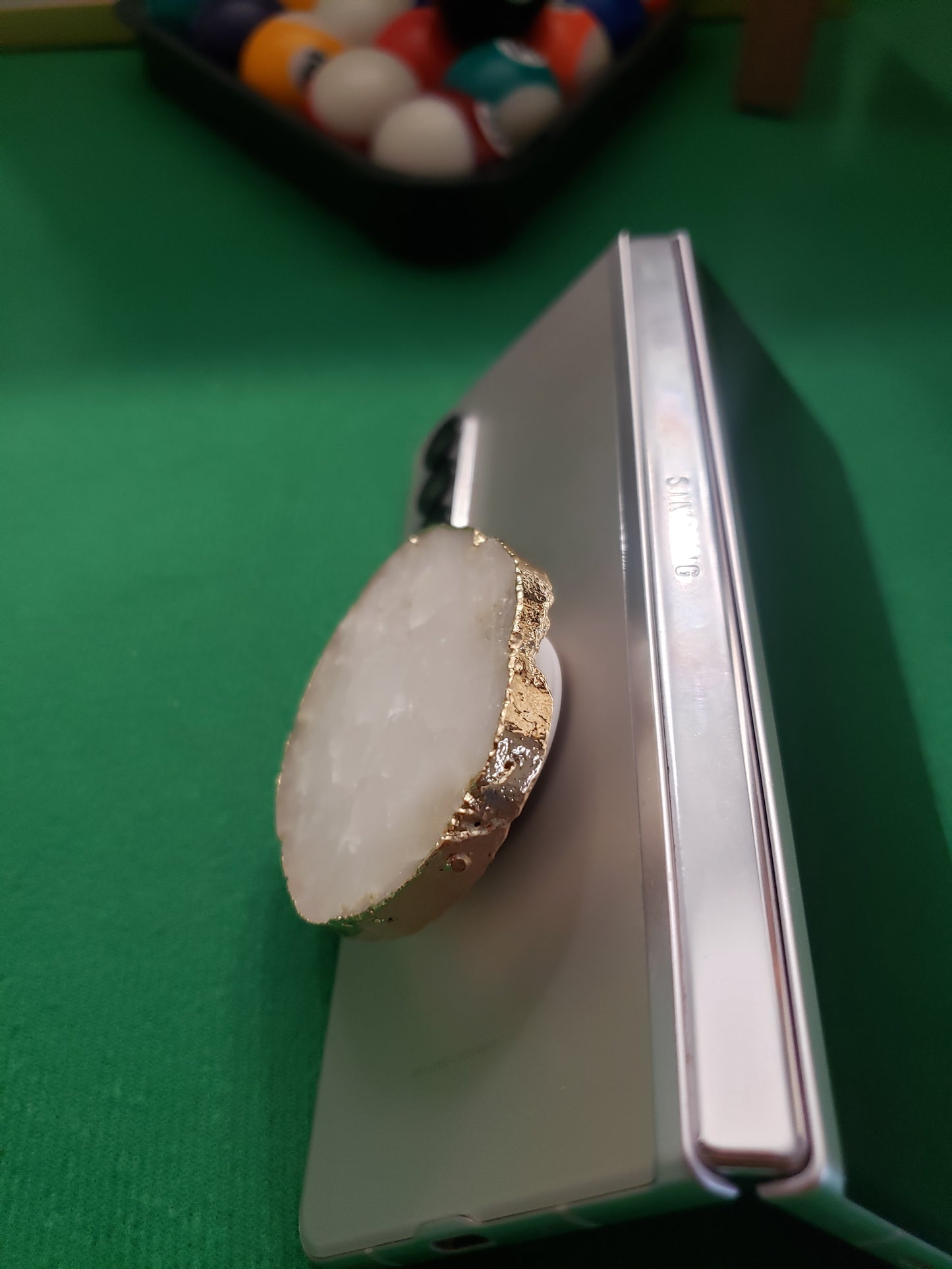 PopSockets: 24k Authentic Genuine Crystal Gemstone Phone Grips        (📌Free Shipping)